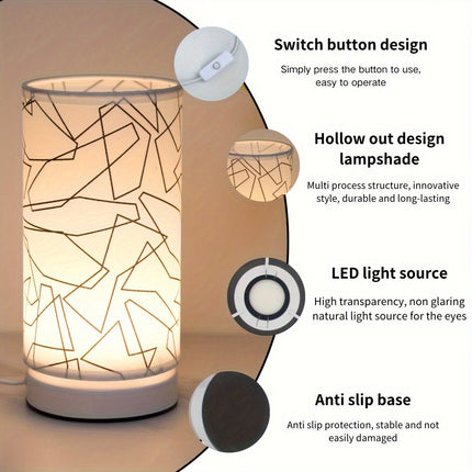 ModernLicht – Verlichte USB Tafellamp in Cilinder