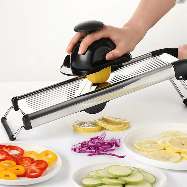 PrecisionSlice - Stijlvolle Roestvrijstalen Mandoline