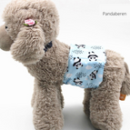 Blauw met pandaberen / XS