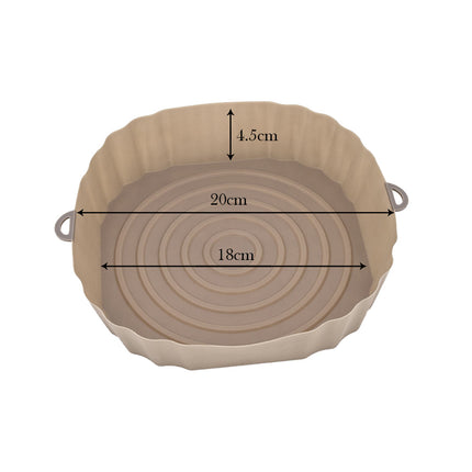 SiliconFry Tray – Herbruikbare Airfryer Vorm voor Vaatwasser