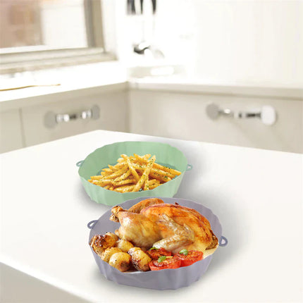 SiliconFry Tray – Herbruikbare Airfryer Vorm voor Vaatwasser
