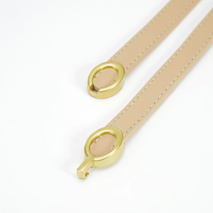 LuxeRing Belt - Elegante Leren Riem voor Dames