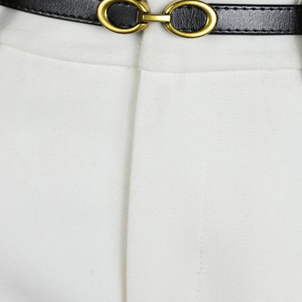 LuxeRing Belt - Elegante Leren Riem voor Dames