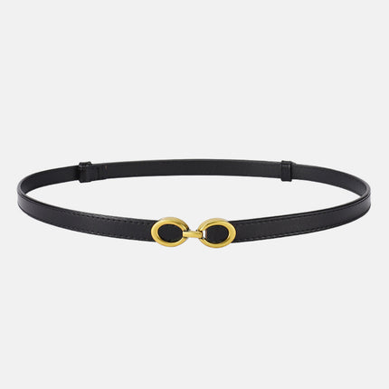 LuxeRing Belt - Elegante Leren Riem voor Dames