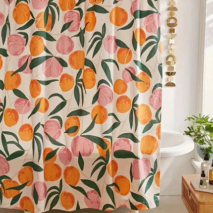 Elegant Bloemendouchegordijn – Frisse Badkamer Make-over