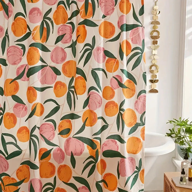 Elegant Bloemendouchegordijn – Frisse Badkamer Make-over