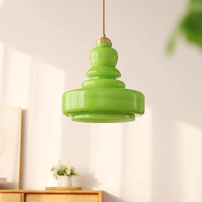 VerreCylindre Plafondlamp - Luxe Glazen Hanglamp met Modern Design