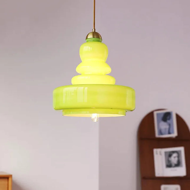 VerreCylindre Plafondlamp - Luxe Glazen Hanglamp met Modern Design