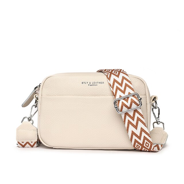 AvaBag – Elegante Leren Schoudertas voor Dames