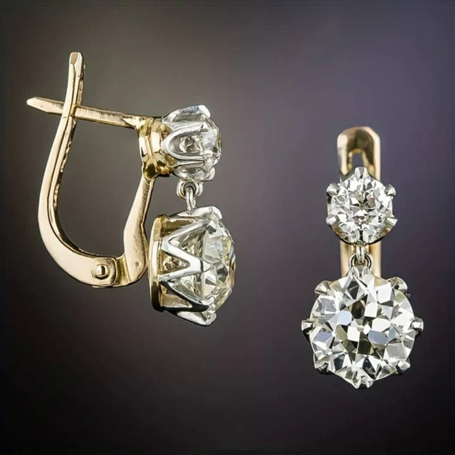 Stijlvolle Gouden Zirkonia Oorbellen - Selene Chic Elegantie