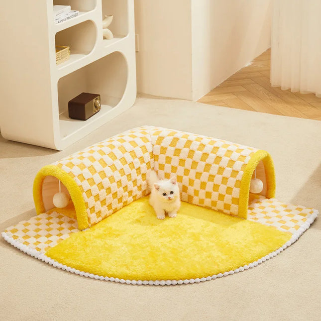 CozyCat Tunnel – Stijlvolle Speelplaats voor Katten