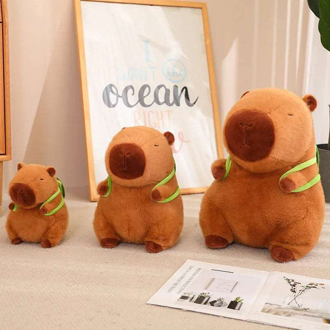 TurtleBuddy – Schattige Capybara met Rugzak