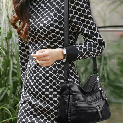 Carly Messenger Bag – Vintage Stijlvolle Schoudertas