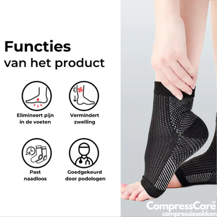 CompressPro Sokken - Voor Verlichting en Comfort bij Voetpijn