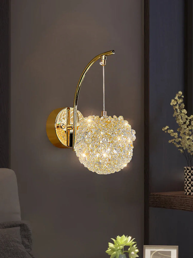 Luxe Wandlamp van Kristal - Verfijnde Verlichting voor Jouw Interieur