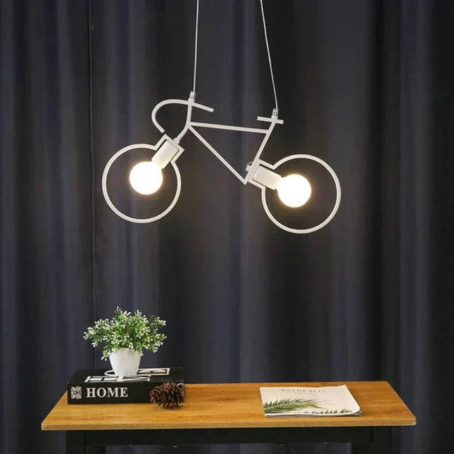 BikeGlow – Stijlvolle LED Hanglamp voor Fietsfanaten