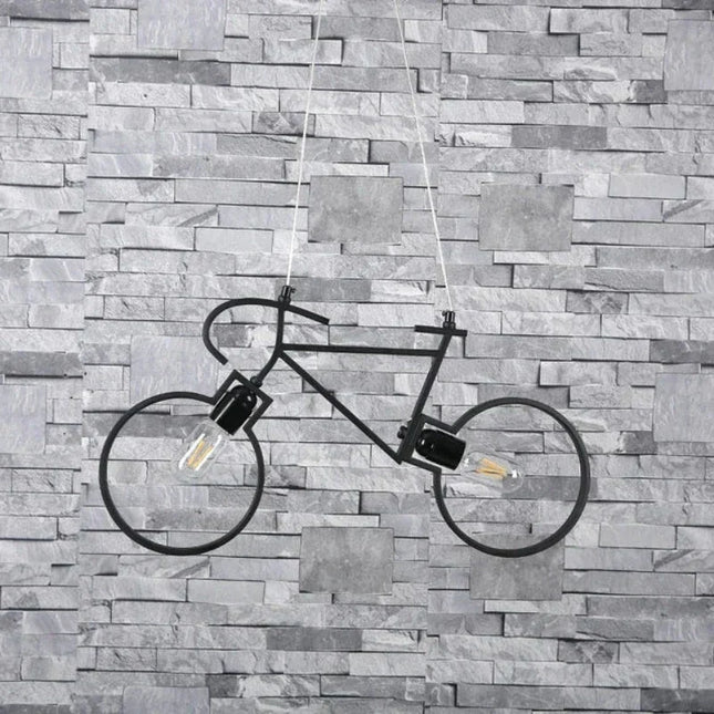 BikeGlow – Stijlvolle LED Hanglamp voor Fietsfanaten