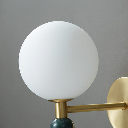 Luminous Stone - Stijlvolle Marmeren Bed- en Wandlamp