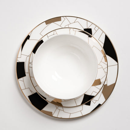 Aurora Black - Luxe Bordenset voor de Eettafel