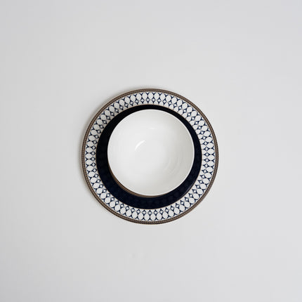 VertexSet – Luxe Blauwe Bordenset voor Eettafel