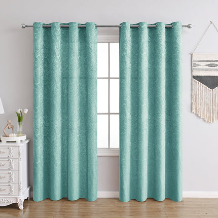 AquaLuxe Curtains - Verduisterende Textuur Gordijnen voor Eigentijdse Interieurs