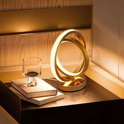 Moderne Dimbare Tafellamp - Stijlvol Metaal Design met USB