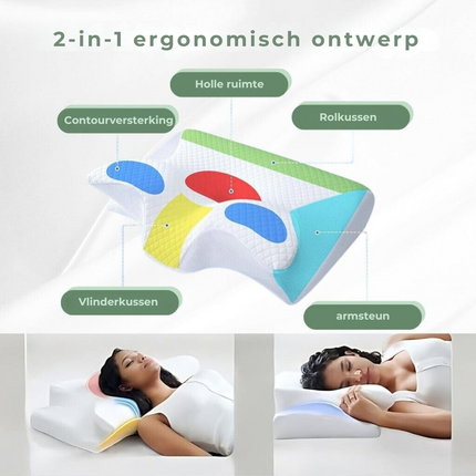 DreamAlign - Luxe Orthopedisch Slaapkussen