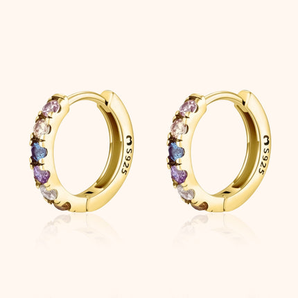 Vibrante Aureline Zirkonia Oorbellen voor een Sprankelende Look