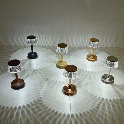 Crystal Pendant - Oplaadbare Draadloze Tafellamp