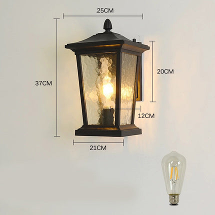 RusticGlow - Buitenwandlamp Landelijke Stijl Weerbestendig