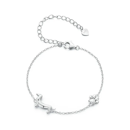 Charmantes Armband mit süßem Dackel-Anhänger