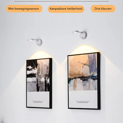 Gallery Light - Stijlvolle draadloze oplaadbare muurlamp (1 + 1 gratis)