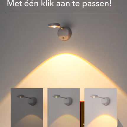 Gallery Light - Stijlvolle draadloze oplaadbare muurlamp (1 + 1 gratis)