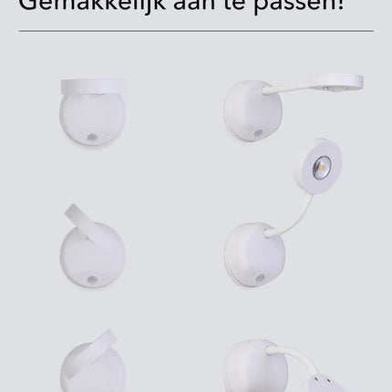 Gallery Light - Stijlvolle draadloze oplaadbare muurlamp