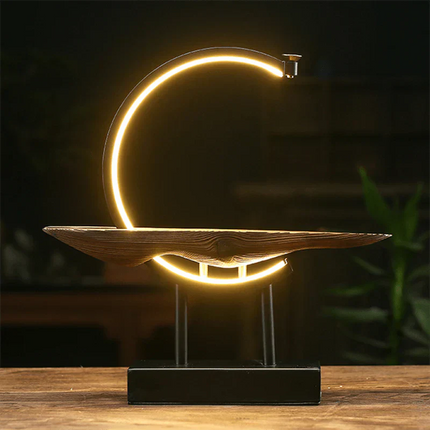 SereneStag - Elegante Witte Hert Wierooklamp