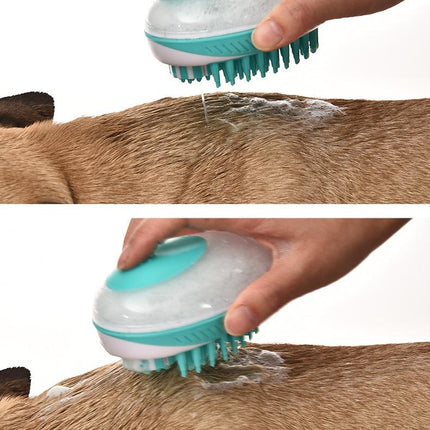 ZorroPet – 2-in-1 Zeepdispenser en Massagestraler voor Honden