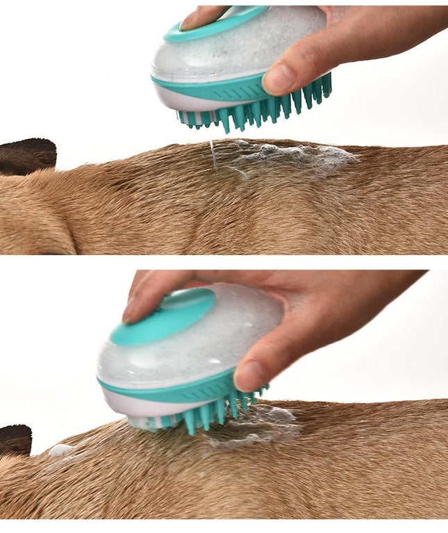 ZorroPet – 2-in-1 Zeepdispenser en Massagestraler voor Honden