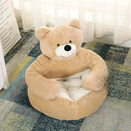 Samiya – Luxe Pluche Kattenbed voor Slaapcomfort
