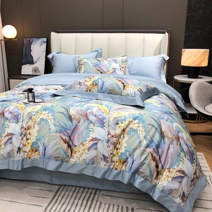 Hortensia Haven – Luxueuze Dekbedovertrekset van Egyptisch Katoen