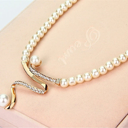 Elegante Natuurlijke Parel Sieradenset - Serena