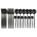 Zwart / 24 stuk set