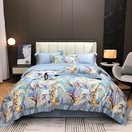 Hortensia Haven – Luxueuze Dekbedovertrekset van Egyptisch Katoen