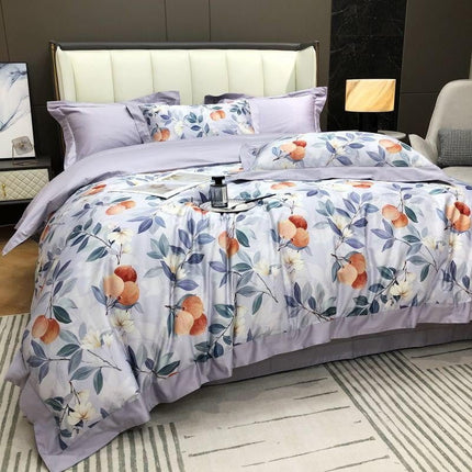 Lavender Bloom – Luxe Dekbedovertrekset van Egyptisch Katoen
