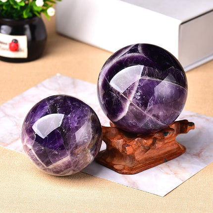 Amethyst Globe – Decoratieve Energiebol voor een Rustig Interieur