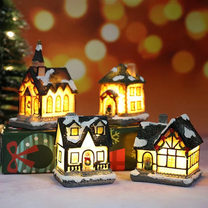FestiveGlow Huisje - Draadloze LED Feestverlichting