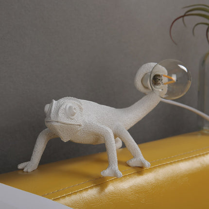Resin Lizard Tafellamp - Elegante Hagedis Tafellamp van Hars voor Modern Interieur