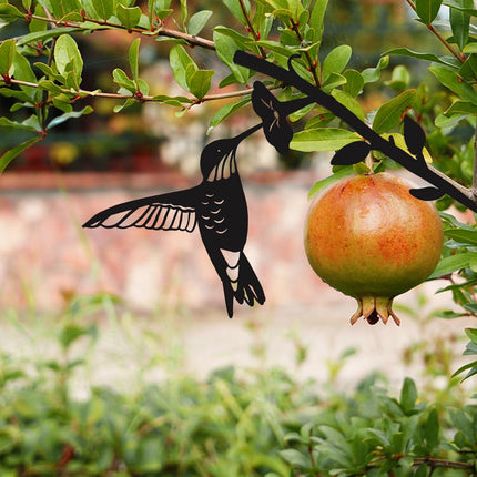 FeatherGlow Garden Art – Metalen Vogel voor Tuin