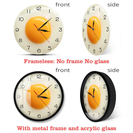 SunnySide Clock - Unieke 3D Keukenwandklok