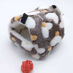 Bruin met hartjes / S-8x8cm
