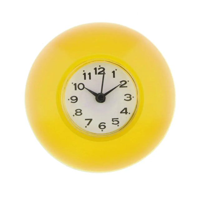 WaterProofClock – Compacte Zuignap Klok voor Badkamer